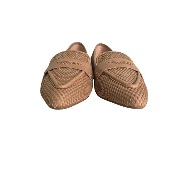 NIB JONES NEW YORK Qenall Pointy Toe Natural Raffia Pebble Loafers Size 8M - Picture 5 of 9